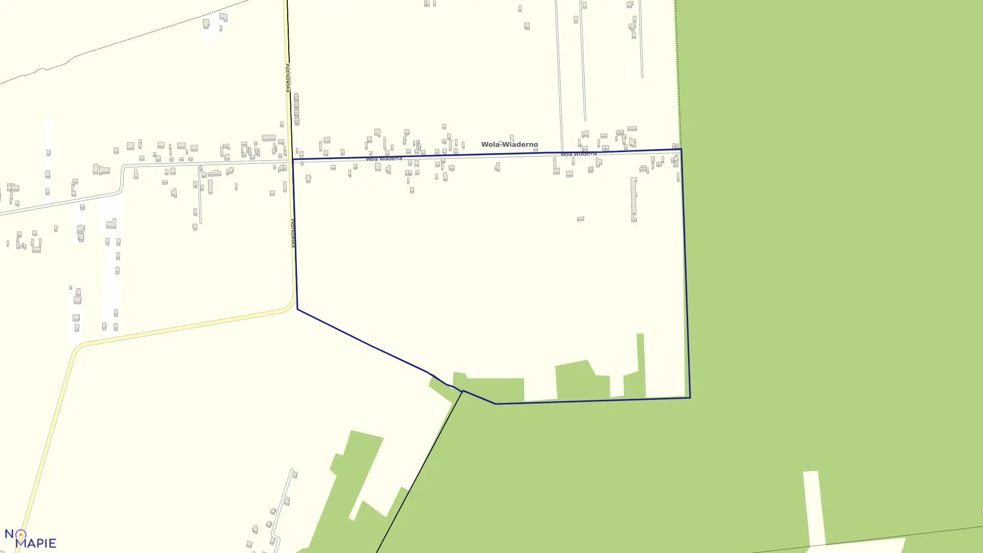 Mapa obrębu 26 w mieście Tomaszów Mazowiecki