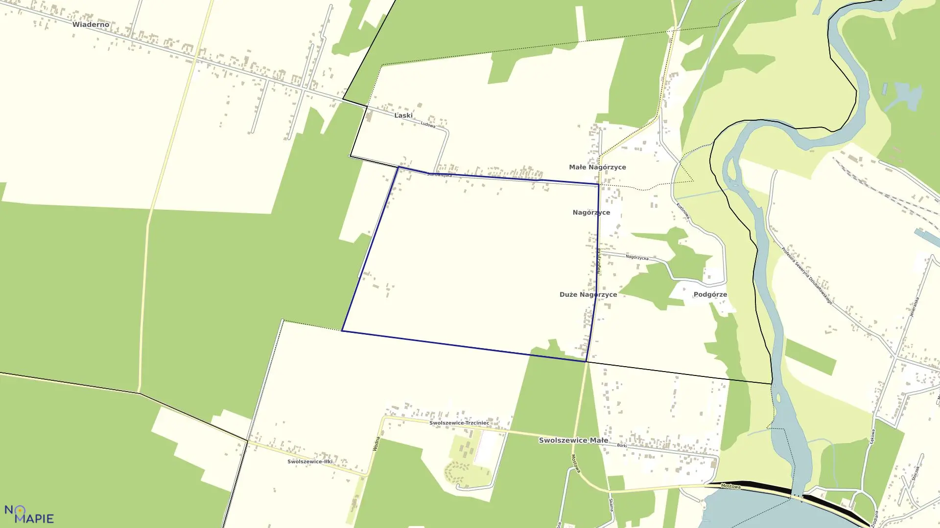 Mapa obrębu 31 w mieście Tomaszów Mazowiecki